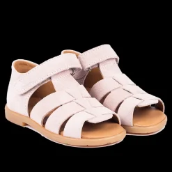 Begynder Sandal Med åben Tå Og Velcrolukning