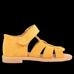 Begynder Sandal Med åben Tå Og Velcrolukning