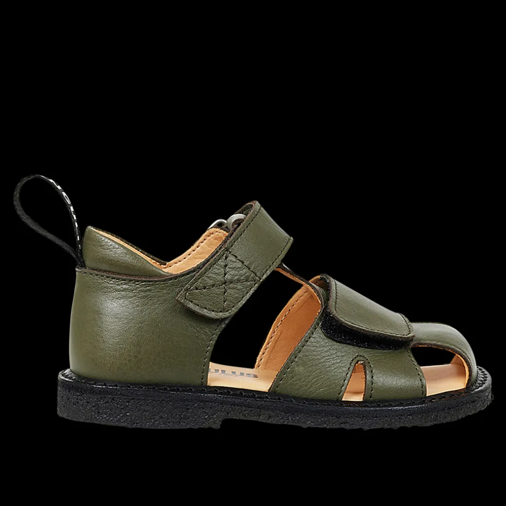 Begynder Sandal Med Logobånd Og Velcrolukning