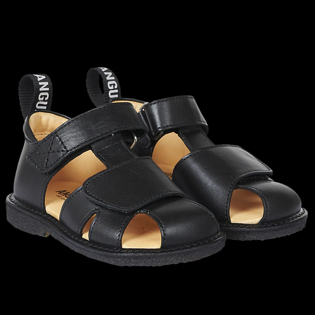 Begynder Sandal Med Logobånd Og Velcrolukning