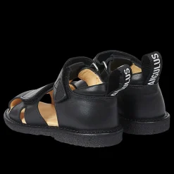Begynder Sandal Med Logobånd Og Velcrolukning