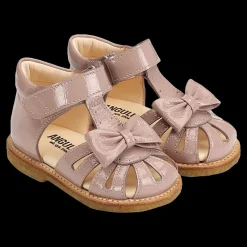 Begynder Sandal Med Sløjfe Og Velcro Lukning
