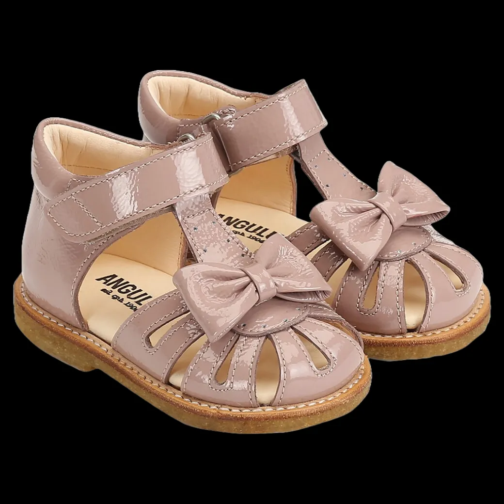 Begynder Sandal Med Sløjfe Og Velcro Lukning
