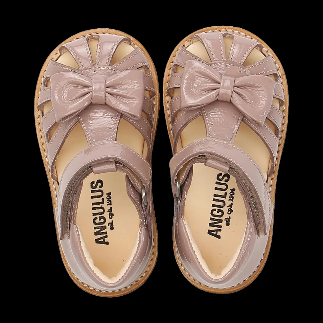 Begynder Sandal Med Sløjfe Og Velcro Lukning