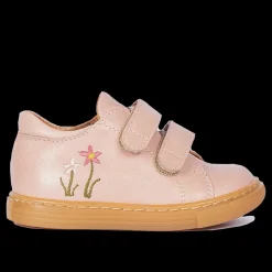Begynder Sneaker Med Blomsterbroderi