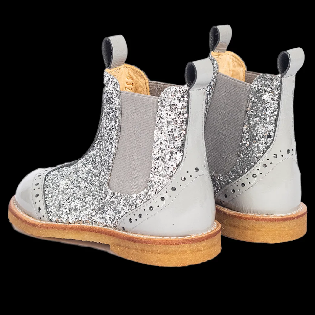 Chelsea Støvle Med Brogue Hulmønster