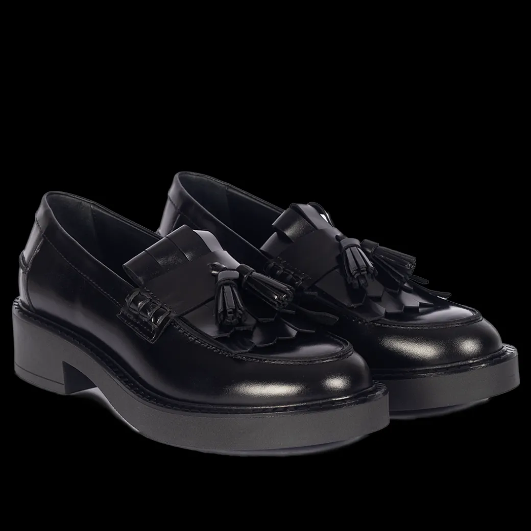 Chunky Penny Loafer Med Frynser Og Kvastdetalje