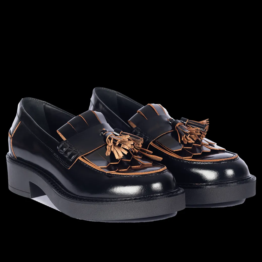 Chunky Penny Loafer Med Frynser Og Kvastdetalje