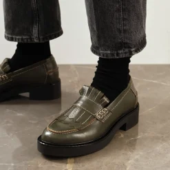 Chunky Penny Loafer Med Frynser