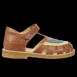 Colourblock Regnbuesandal Med Velcro