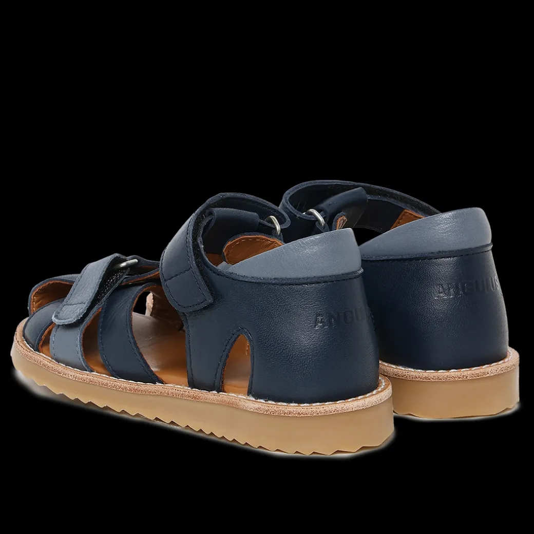 Colourblock Sandal Med Justerbar Velcrolukning