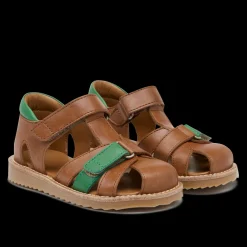 Colourblock Sandal Med Justerbar Velcrolukning