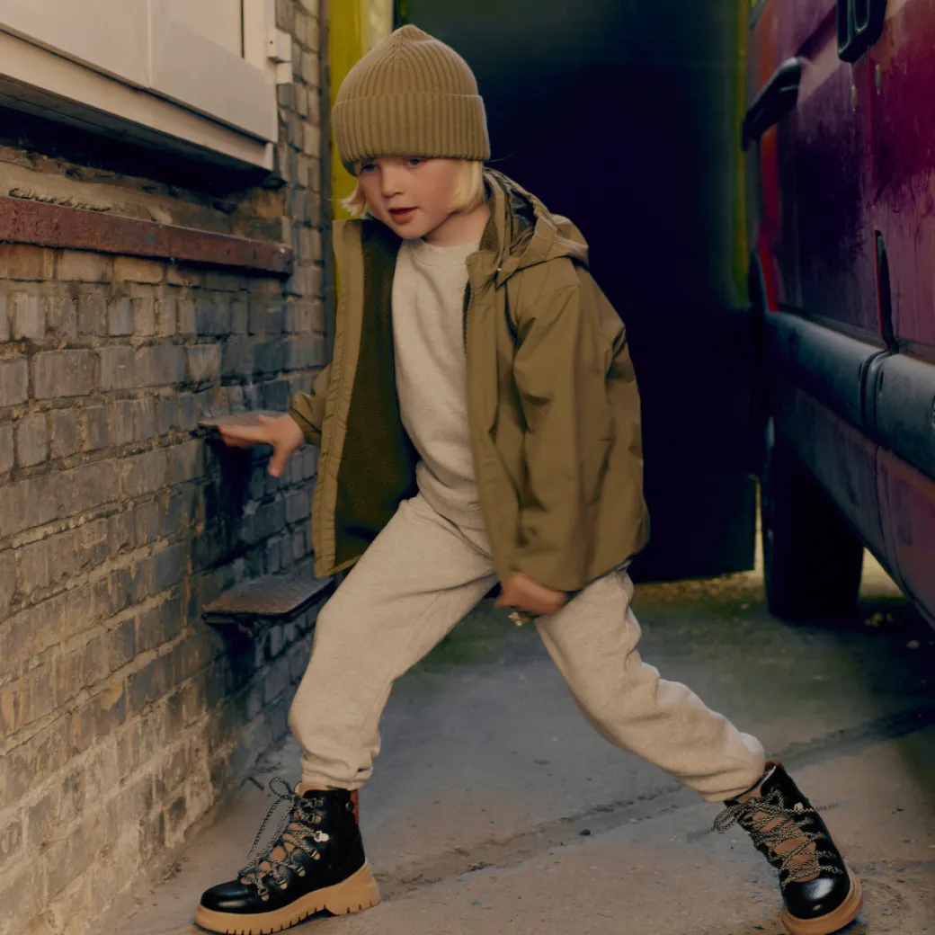 Colourblock TEX-snørestøvle Med Kontrast Eyelet