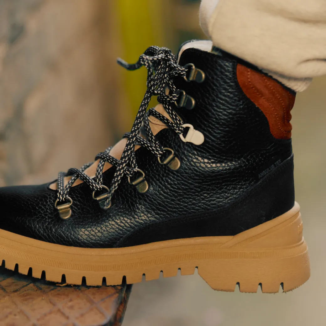 Colourblock TEX-snørestøvle Med Kontrast Eyelet