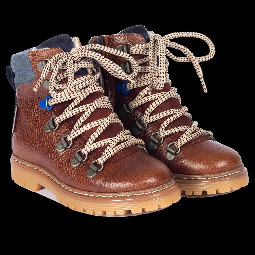 Colourblock TEX-støvle Med Kontrast Eyelets