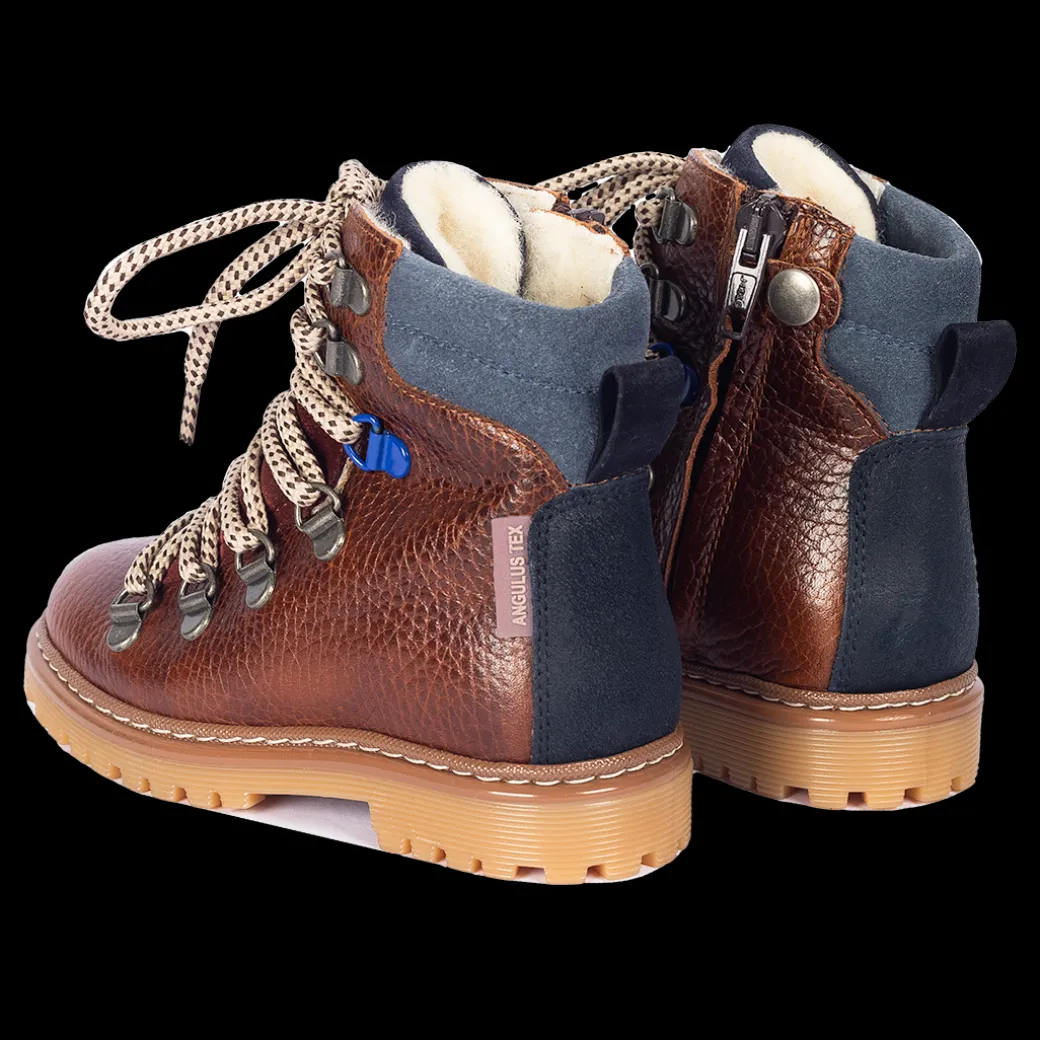 Colourblock TEX-støvle Med Kontrast Eyelets