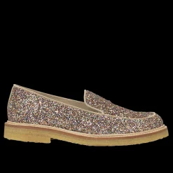 Funklende Glitter-loafer