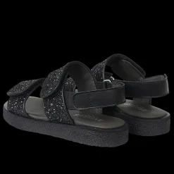 Funklende Glittersandal