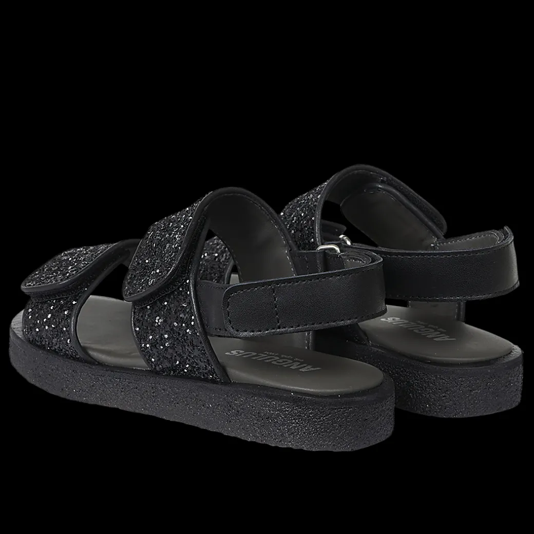 Funklende Glittersandal
