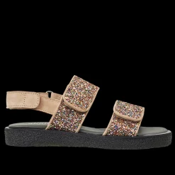 Funklende Glittersandal