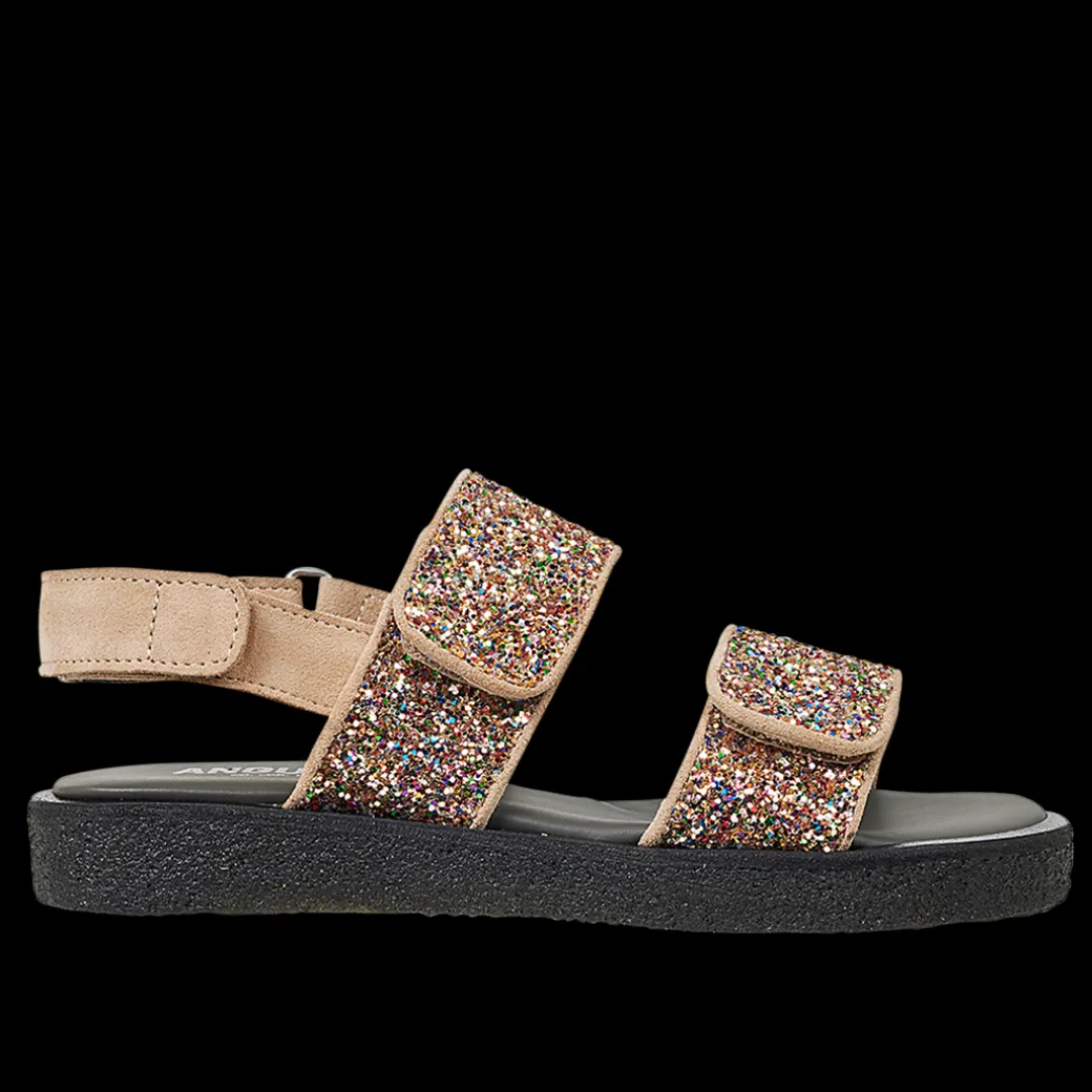 Funklende Glittersandal