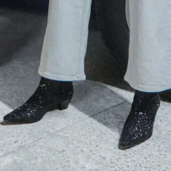 Funklende Glitterstøvlet