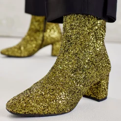 Funklende Glitterstøvlet