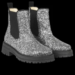 Glitter Chelsea Støvle På Trackål