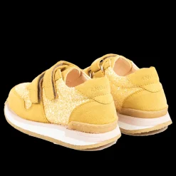 Glittersneaker Med Velcrolukning
