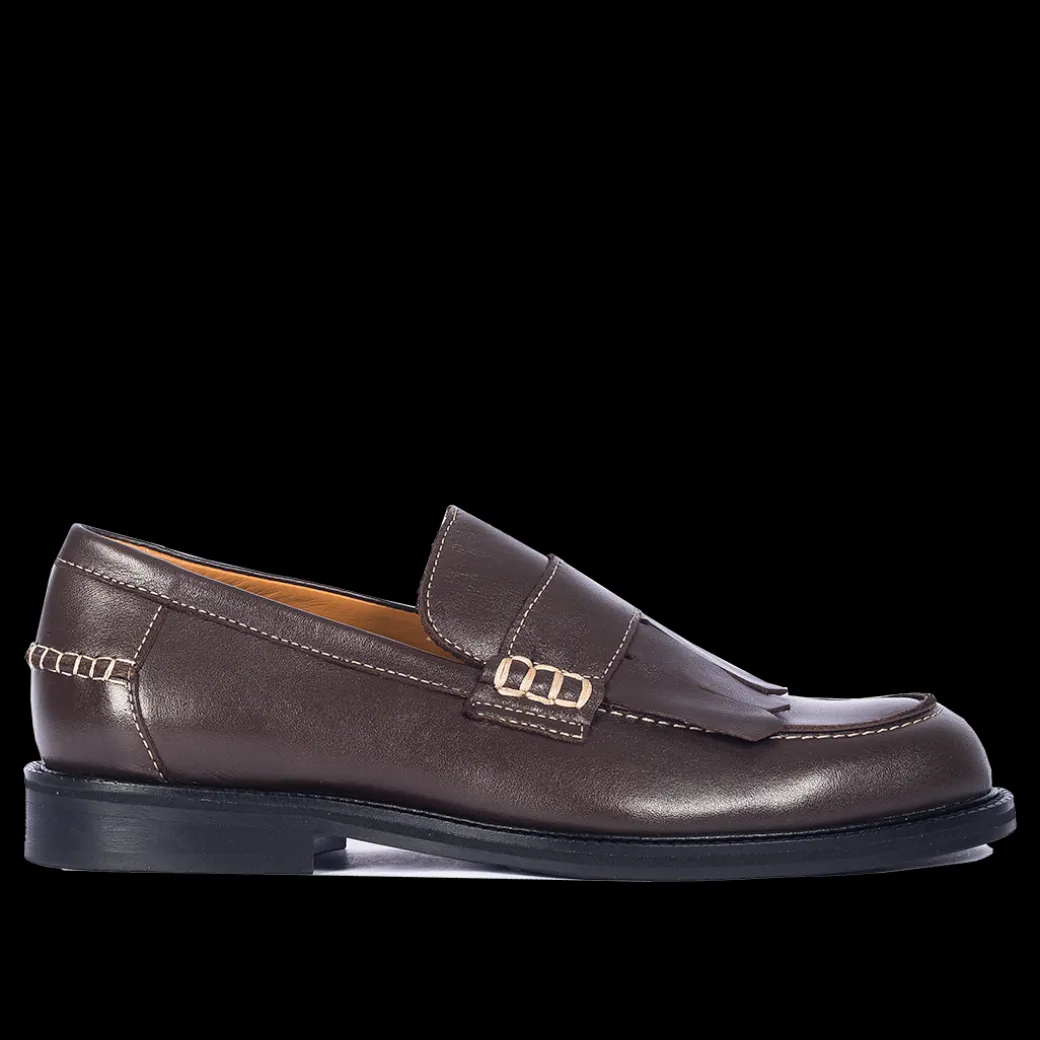 Klassisk Penny Loafer Med Frynser