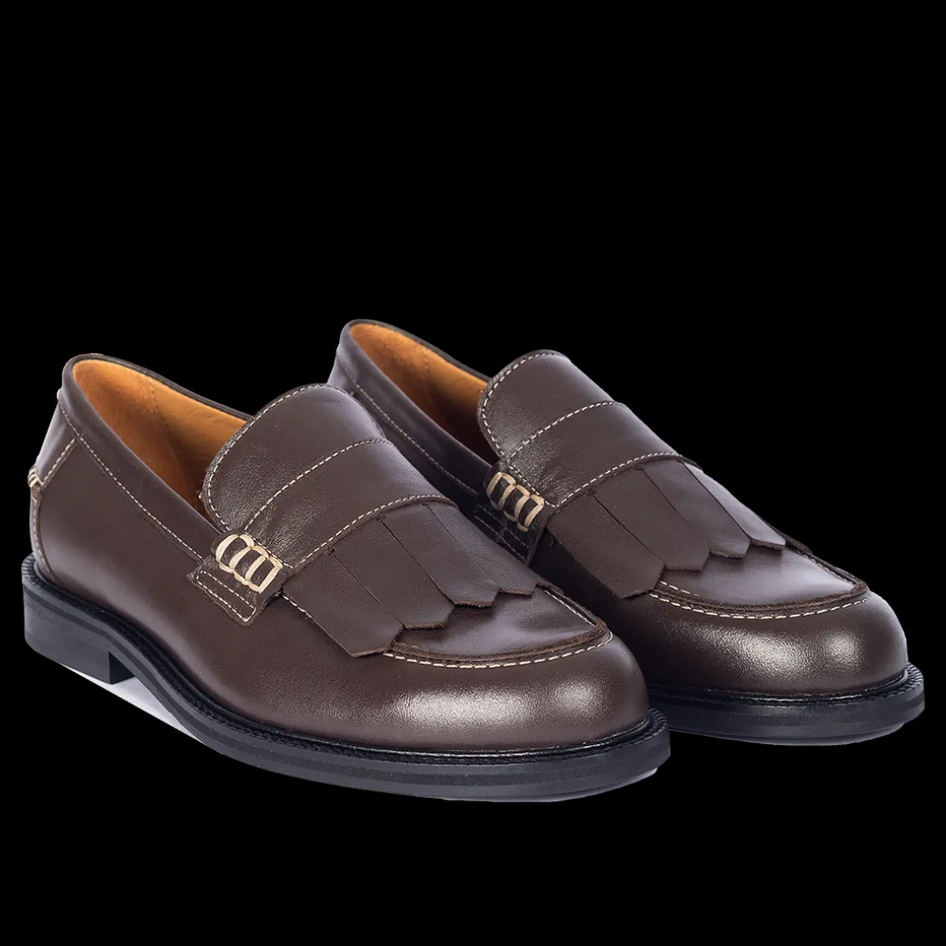 Klassisk Penny Loafer Med Frynser