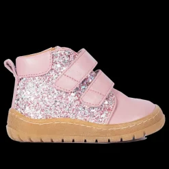 Mit-cut Sneaker Med Funklende Glitter