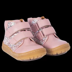 Mit-cut Sneaker Med Funklende Glitter