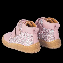 Mit-cut Sneaker Med Funklende Glitter