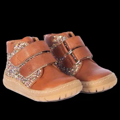 Mit-cut Sneaker Med Funklende Glitter