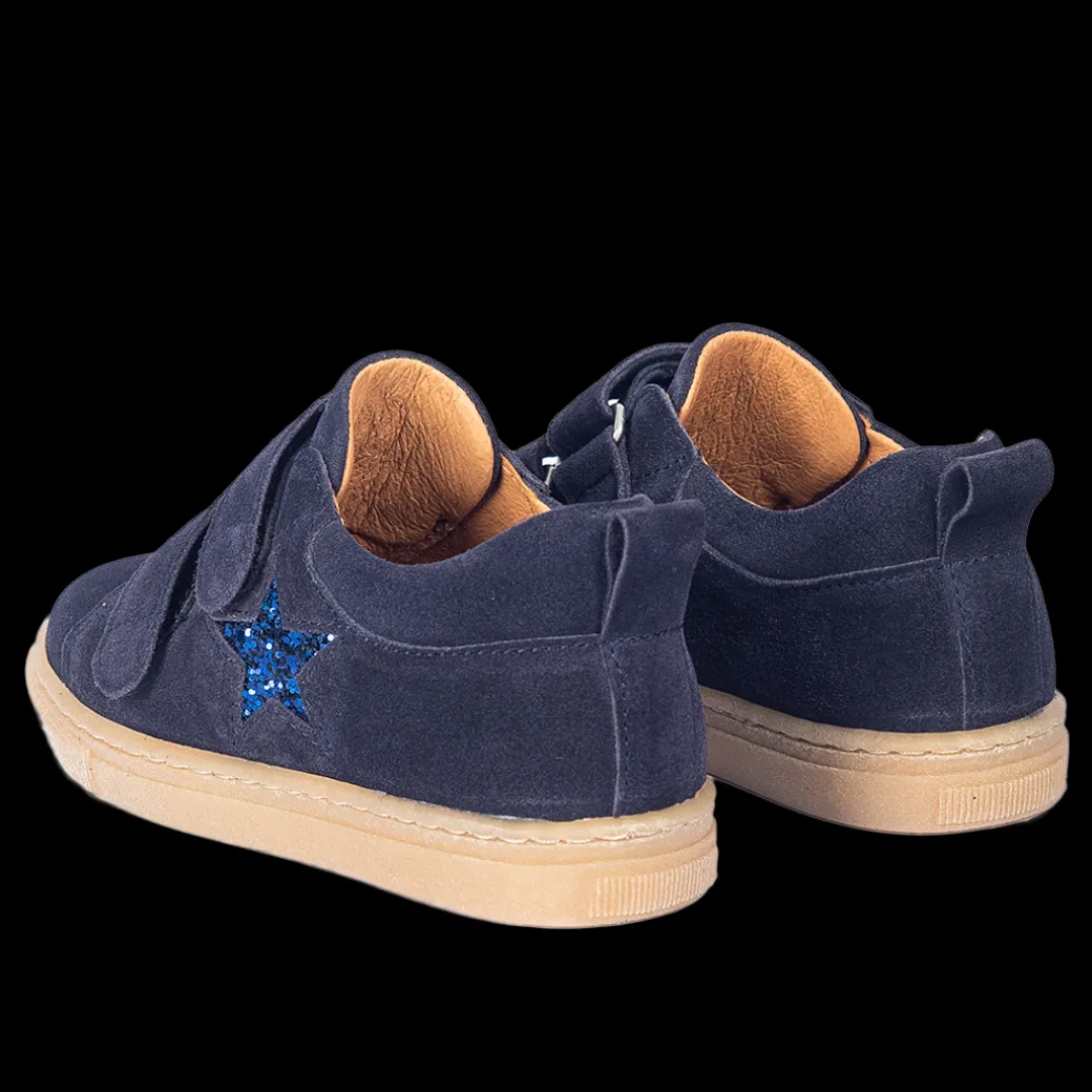 Ruskinds-sneaker Med Funklende Glitterstjerne