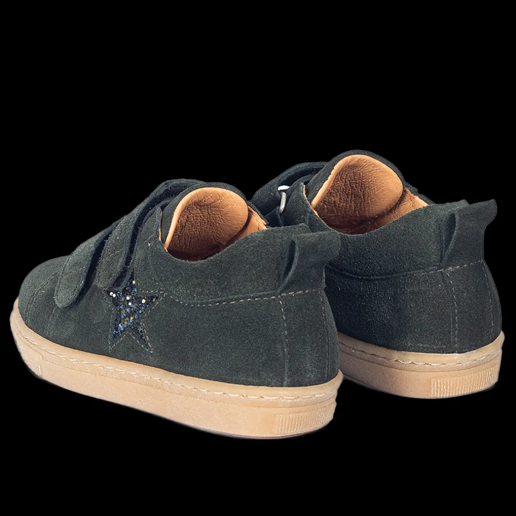 Ruskinds-sneaker Med Funklende Glitterstjerne