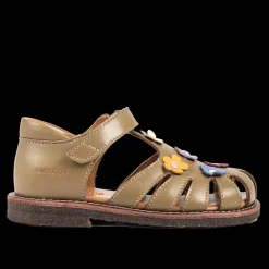 Sandal Med Blomsterapplikationer