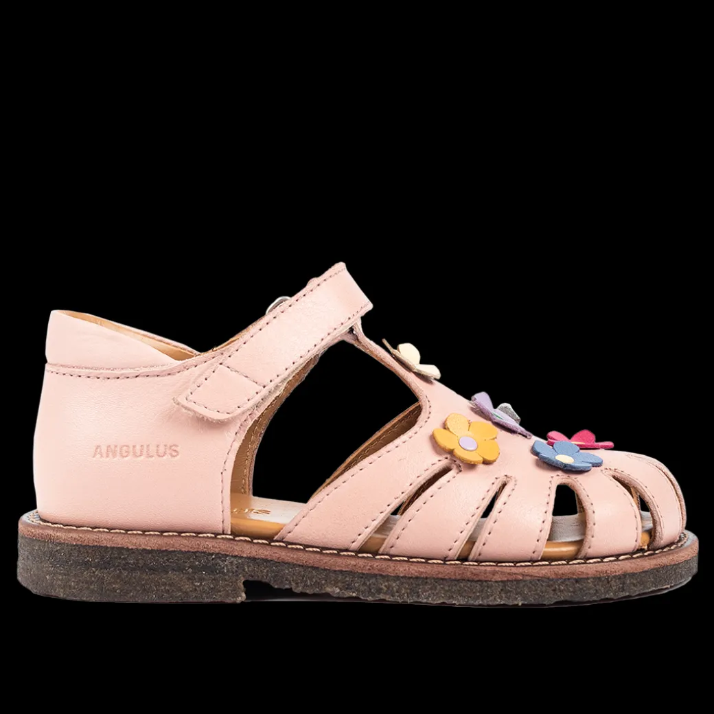 Sandal Med Blomsterapplikationer
