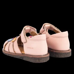 Sandal Med Blomsterapplikationer