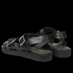 Sandal Med Glitter, Spænde Og åben Tå