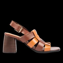 Sandal Med Skulpturel Hæl