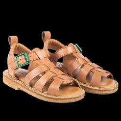 Sandal Med Spænde Og Kontrast Detaljer