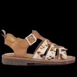 Sandal Med Spænde Og Pony Detaljer