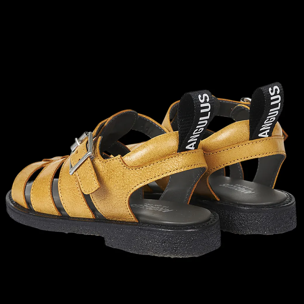 Sandal Med Spændelukning Og Angulus Logobånd