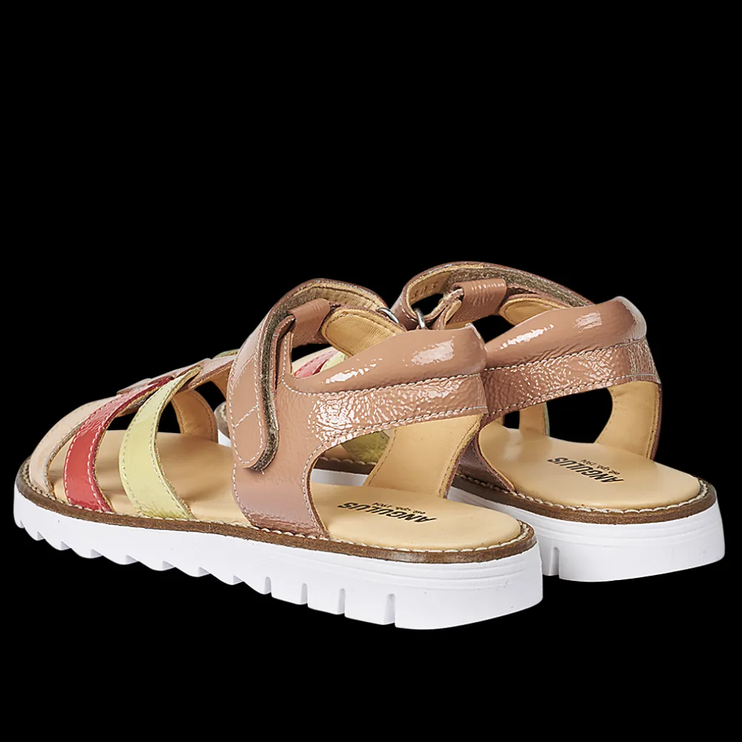 Sandal Med T-rem Og Velcrolukning