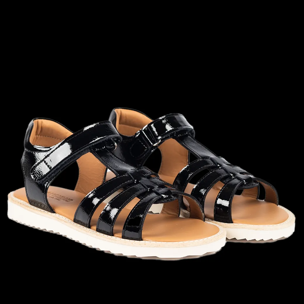 Sandal Med T-rem Og Velcrolukning