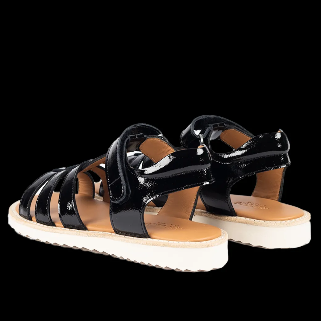 Sandal Med T-rem Og Velcrolukning