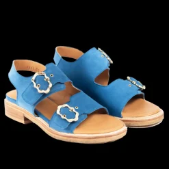 Sandal Med Unikke Guldspænder