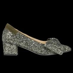 Sløjfe Pump I Funklende Glitter